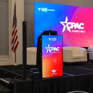 Video Podium for Events in Puerto Rico